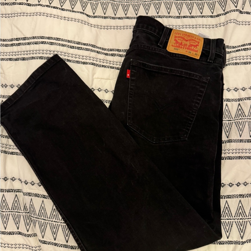 Levi's Men's Black Denim Jeans